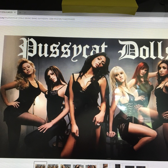 PUSSYCAT DOLLS "SEXY LINGERIE" 2006 POSTER FIRST ALL GIRL ROCK N ROLL DANCE BAND - Picture 2 of 3